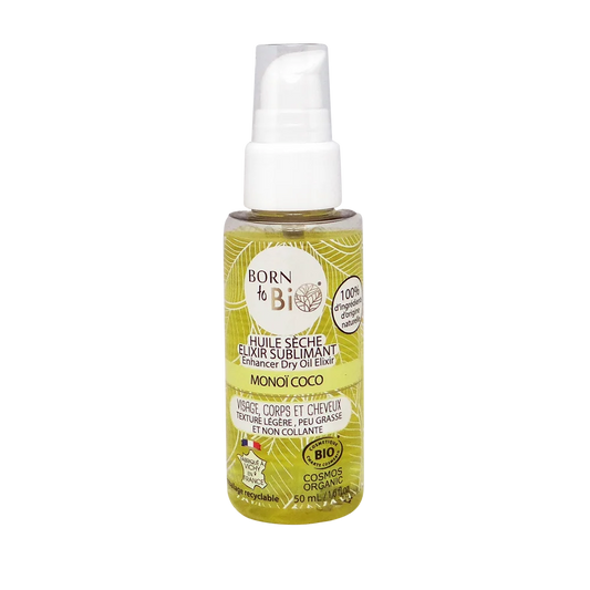 Huile Sèche Elixir Sublimant Monoï Coco - Certifiée Bio
