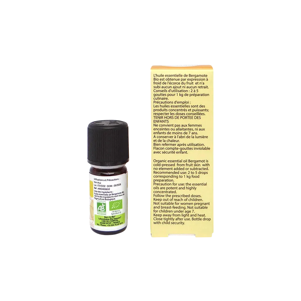Organic Bergamot essential oil