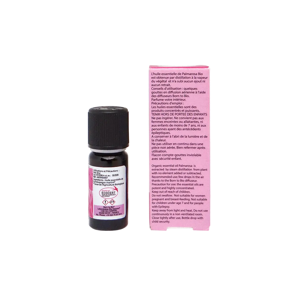 Organic Palmarosa essential oil