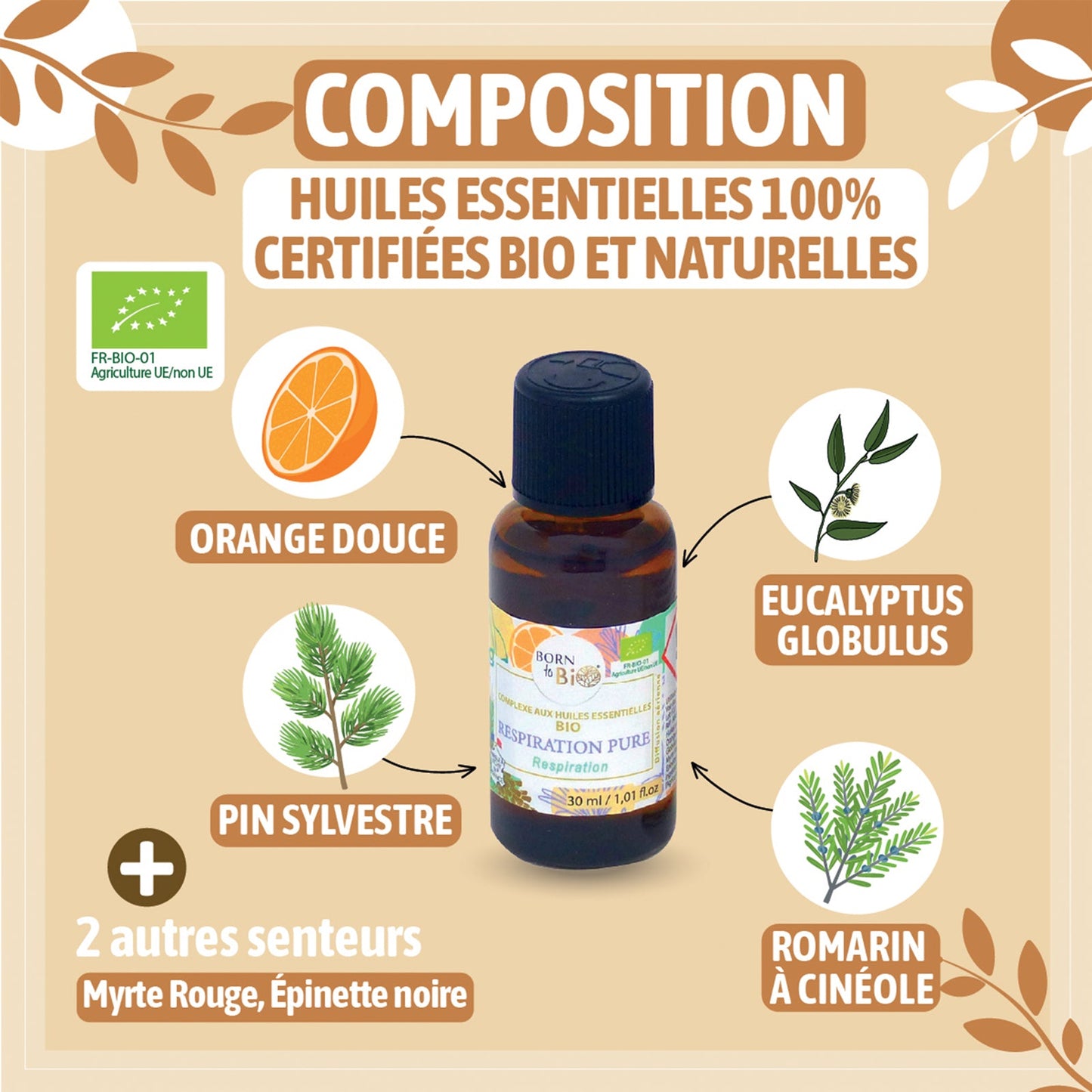 Pure breathing - Complex with organic essential oils