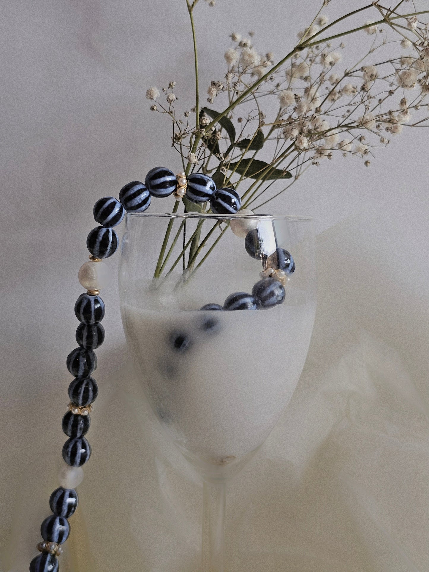 💎 Collier Mary – Bleu